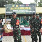 Bantu Kebutuhan Pokok Warga, Kodim 1002/HST Gelar Bazar Ramadhan