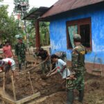 Rehab Musholla Darul Hair Mulai Dikerjakan Oleh Satgas TMMD ke-116 Kodim 1002/HST