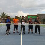 Sambut HUT Ke-65 Kodam VI Mulawarman Kodim 1002/HST Gelar Pertandingan Tenis Songsong