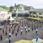 Sambut HUT Kodam Vl/Mulawarman, Korem 101/Antasari Gelar Olahraga Bersama Forkopimda