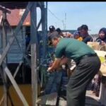 Dandim 1002/HST Resmikan Fasilitas Air Bersih Di Awang Landas