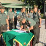 Dandim 1002/HST, Pimpin Serah Terima Jabatan Danramil dan Pa Sandi