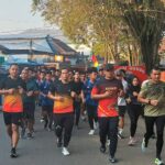 Dandim 1002/HST Road  To  Color Run 7,8K 2023 Bersama MURAKATA Runner