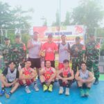 Semarakkan Kemerdekaan RI ke-78 Koramil 1002-06/Barabai Gelar Turnamen Basketball