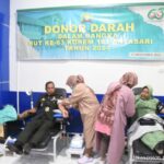 Kolaborasi Peduli, Berbagai Instansi Bersatu dalam Kegiatan Donor Darah Kodim 1002/HST