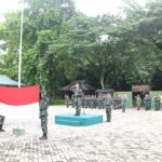 Upacara Bendera Penguatkan Semangat Kebangsaan Prajurit Kodim 1002/HST
