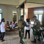 Pentingnya Kesehatan, Satgas Yonif 611/Awang Long Berikan Pelayanan Kesehatan Kepada Masyarakat Distrik Jila