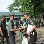 Kodim 1002/HST Ucapkan Selamat Jalan kepada Dua Prajurit Andal