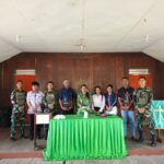 Perkuat Nilai Keimanan Sekaligus Pengamanan Wilayah, Satgas Yonif 611/Awang Long Melaksanakan Ibadah Bersama Masyarakat Mimika