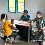 Sukseskan Program Pemerintah, Satgas Yonif 611/Awang Long Bersama Puskesmas Jila Beri Pelayanan Kesehatanmu