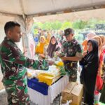 Kodim 1002/HST Berpartisipasi dalam Bazar TNI Sambut Idul Fitri di Banjarmasin
