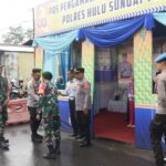 Pastikan Mudik Aman, Dandim dan Kapolres HST Tinjau Langsung Pos Pelayanan