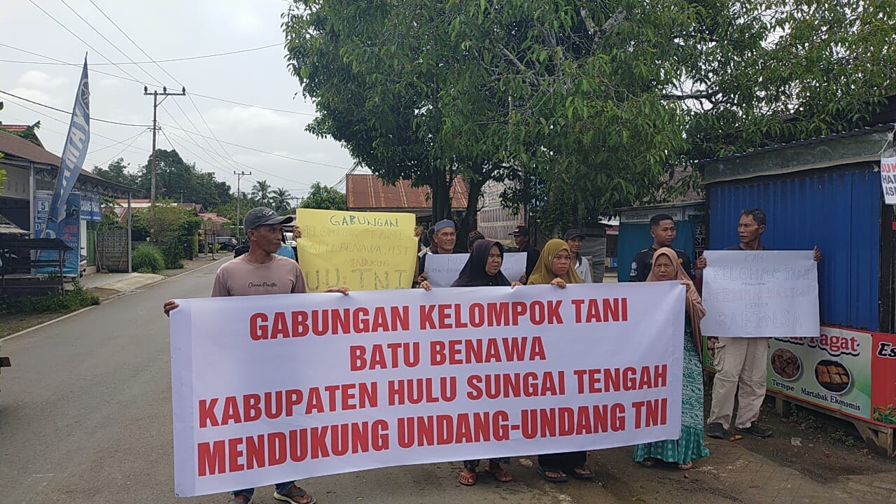 Dukungan Petani Batu Benawa untuk UU TNI, Apresiasi Peran Babinsa