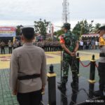 Jelang Malam Takbiran, TNI-Polri HST Gelar Apel Kesiapan Pengamanan