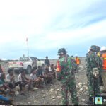 Tertibkan Aktivitas Ilegal, Satgas Yonif 611/Awang Long Gelar Patroli Penertiban NK