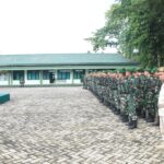 Kodim 1002/HST Lepas Gelombang Pertama Cuti Lebaran Idul Fitri 1446H
