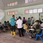 Deteksi Dini Penyakit, Satgas Yonif 611/Awang Long Gelar Pemeriksaan Darah Deteksi Dini Penyakit, Satgas Yonif 611/Awang Long Gelar Pemeriksaan Darah