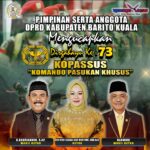 DPRD Batola Berikan Ucapan Ulang Tahun Kopassus ke-73 Tahun 2025