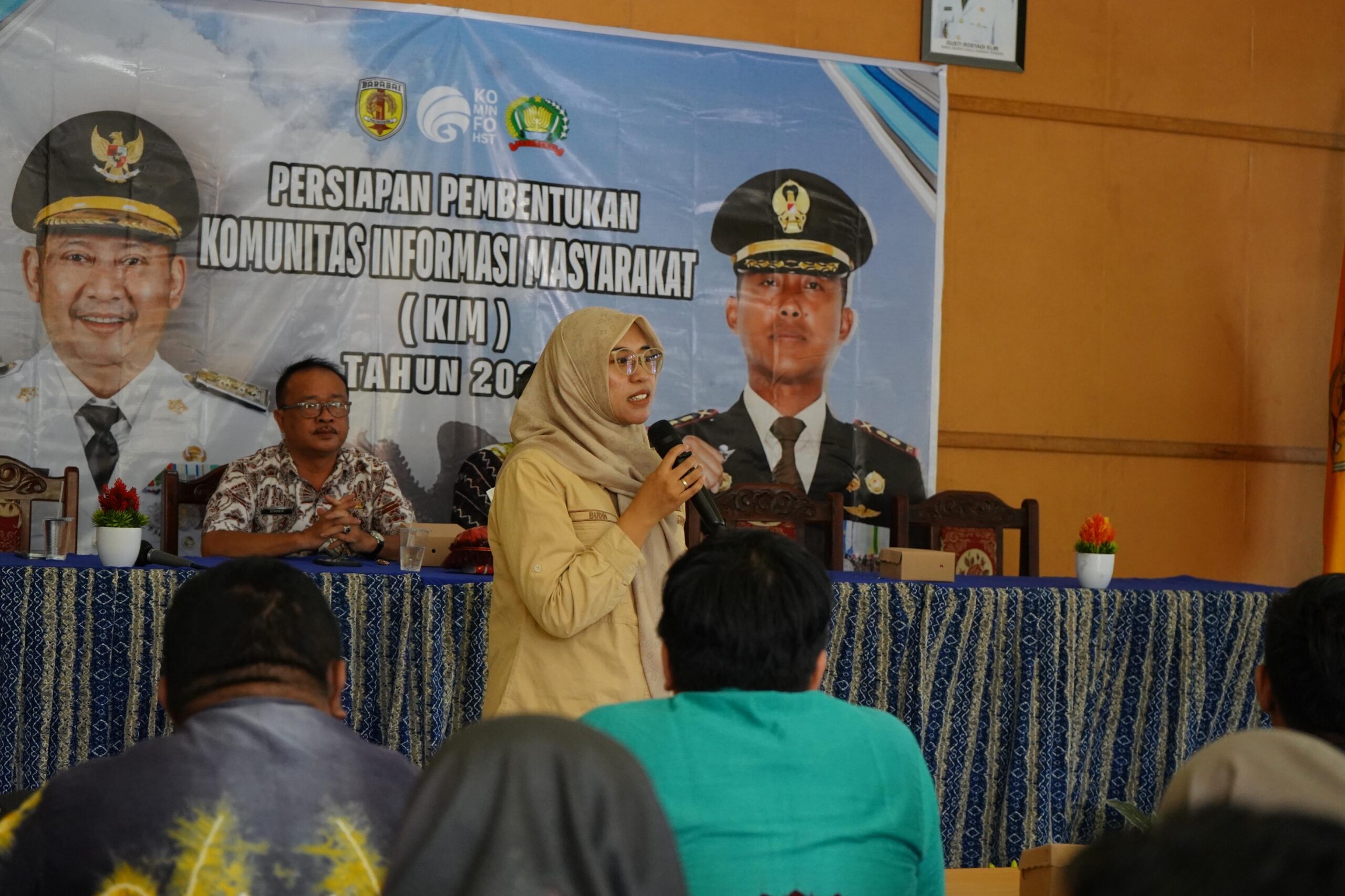 Sosialisasi KIM di Haruyan Membangun Masyarakat Informasi yang Tangguh