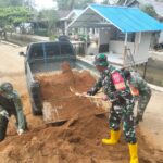 Satgas TMMD ke-124 Kodim HST Pacu Pembangunan Jalan di Haruyan Demi Warga