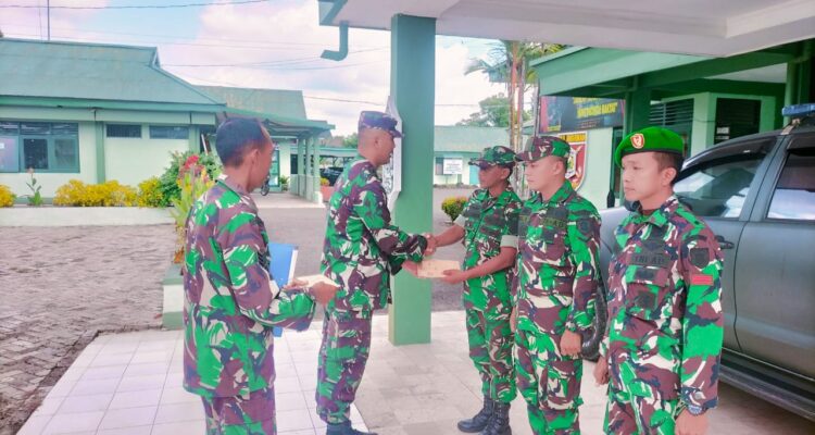 Dandim 1002/HST Lepas Personel Pindah Satuan ke Yonif TP 829/CPW dalam Suasana Sederhana