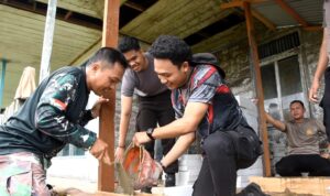 Indahnya Kebersamaan: TNI-Polri Bersatu Padu di TMMD HST