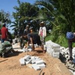 Pembangunan Jalan TMMD ke-124 di Haruyan Capai Minggu Ketiga, Pemasangan Paving Blok Digencarkan