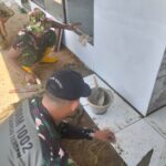 Rehab Tempat Ibadah di TMMD ke-124 Kodim 1002/HST Terus Berjalan