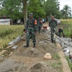 Dansatgas TMMD ke-124 Kodim 1002/HST Tinjau Progres Pembangunan di Pengambau Hilir Luar