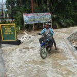 Tugu TMMD ke-124 Kodim 1002/HST di Pengambau Hilir Luar Berdiri Kokoh Tugu TMMD ke-124 Kodim 1002/HST di Pengambau Hilir Luar Berdiri Kokoh