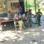 Pererat Komunikasi, Satgas Yonif 611/Awl Gelar Komunikasi Sosial Dengan Masyarakat Kampung Baru