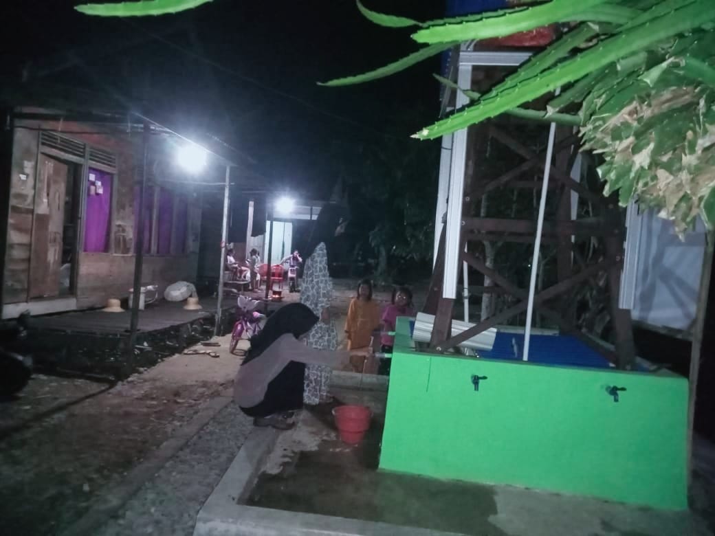 Sumur Bor TMMD ke-124 Kodim 1002/HST Beri Berkah Air Bersih untuk Warga Pengambau Hilir Luar