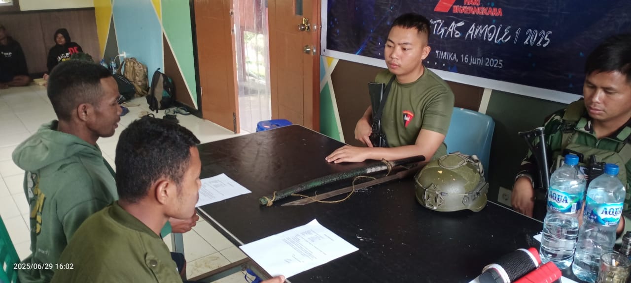 Satgas Yonif 611/Awl Bersama Tim Gabungan Gelar Patroli Penertiban Tambang Ilegal