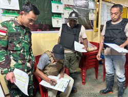 Pastikan Kondisi Baik, Satgas Yonif 611/Awl Cek Inventaris Pos