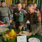 Momentum HUT ke- 75 Yonif 611/Awl, Kaops Amole 1 Berikan Ucapan Selamat