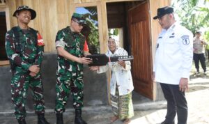 Danrem 101/Antasari Tinjau Langsung Hasil TMMD ke-124 Kodim 1002/HST di Pengambau Hilir Luar