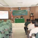 Cegah Pelanggaran, Kodim 1002/HST dan Persit Ikuti Penyuluhan Hukum Dari Kumdam VI/Mulawarman