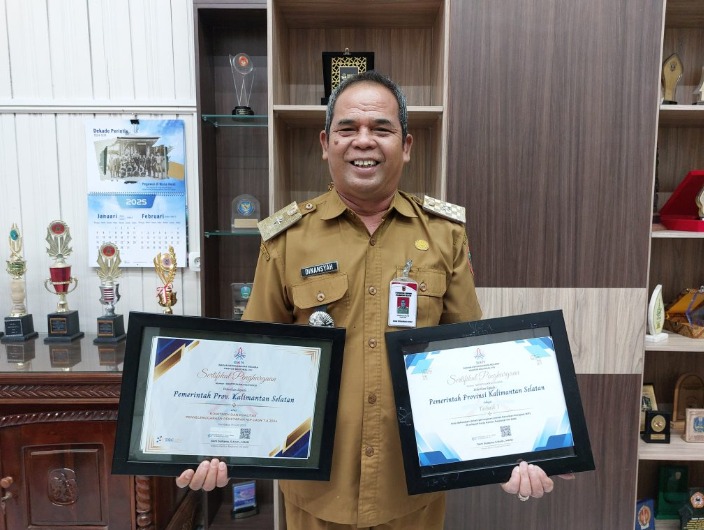 Bukti Nyata Kinerja, Pemprov Kalsel Borong Empat Penghargaan di BKN Kanreg VIII Award 2025