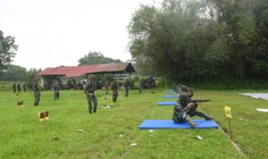 Kodim 1002/HST Asah Kemampuan Menembak Prajurit di Triwulan II 2025