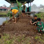 Satgas Yonif 611/Awl, Manfaatkan Lahan Kosong, Dukung Ketahanan Pangan Wilayah Satgas Yonif 611/Awl, Manfaatkan Lahan Kosong, Dukung Ketahanan Pangan Wilayah