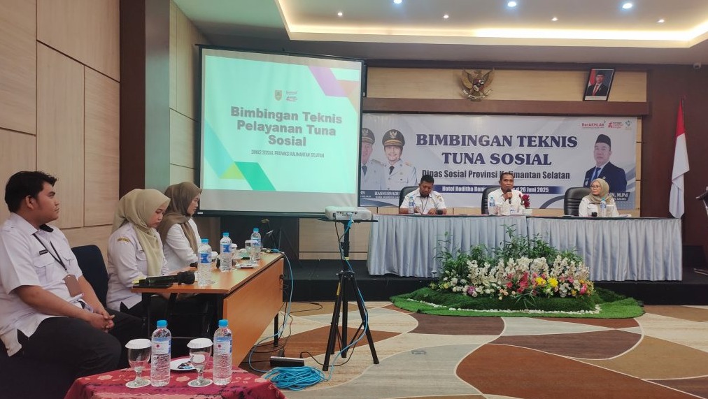 Tingkatkan Kapasitas SDM Andal, Dinsos Kalsel Gelar Bimtek Pelayanan Tuna Sosial Tahun 2025