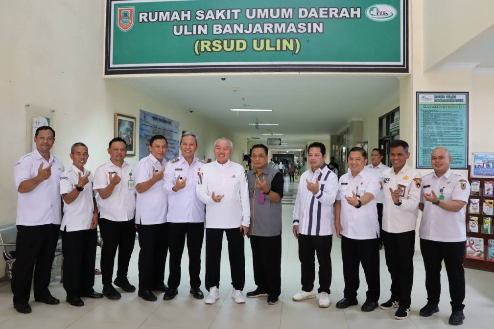 Pastikan Layanan Terbaik, Gubernur Kalsel Tinjau Pelayanan RSUD Ulin Banjarmasin