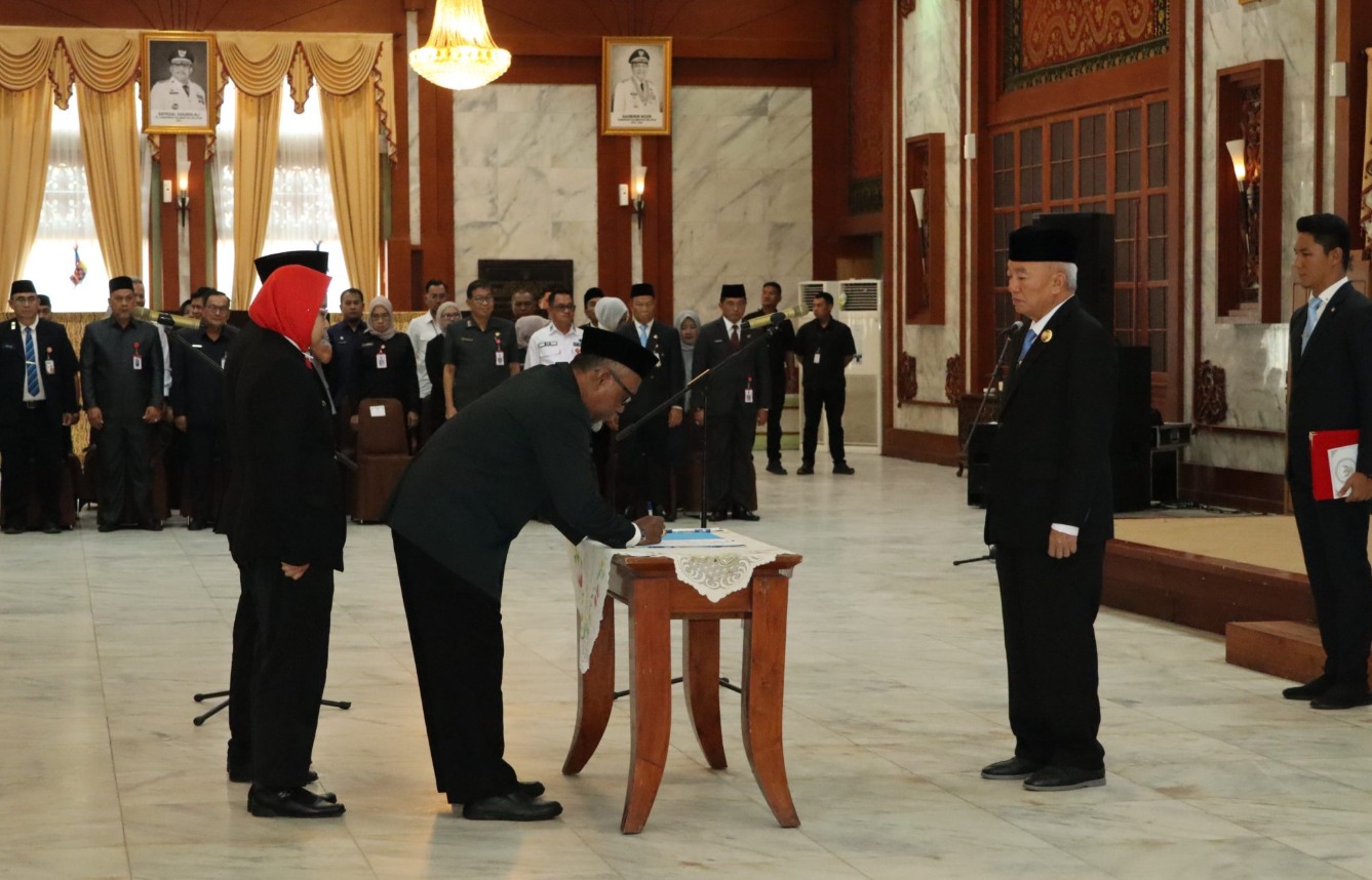 Pencapaian Target Pembangunan, Gubernur Kalsel, Lantik 104 Pejabat Fungsional