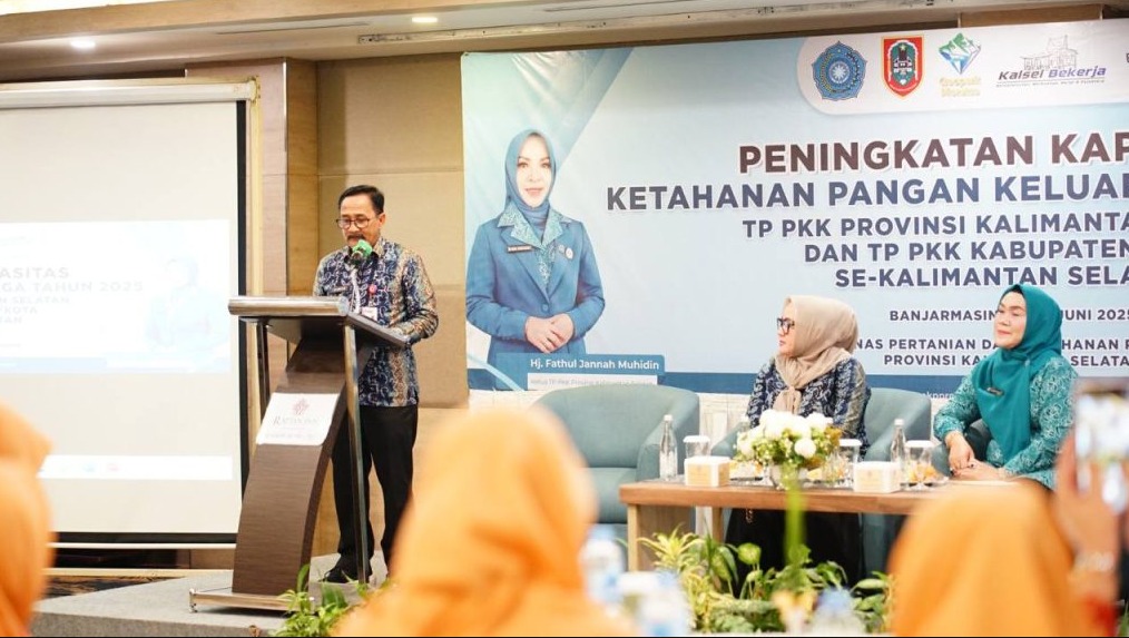 Dorong Ketahanan Pangan Keluarga, DPKP dan TP PKK Kalsel Gelar Pelatihan Hanpangan