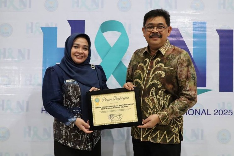 Dinas Kominfo Kalsel Raih Penghargaan, Upaya Pencegahan Narkoba di Kalsel