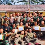 Sambut Hari Bhayangkara, Satgas Yonif 611/Awang Long Bersama Satgas Pam Obyek Amole I Gelar Lomba Gembira Sambut Hari Bhayangkara, Satgas Yonif 611/Awang Long Bersama Satgas Pam Obyek Amole I Gelar Lomba Gembira