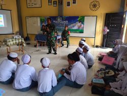 Bentuk Karakter Pelajar, Kapten Inf Rudi Hartono Berikan Materi Kebangsaan di Pemangkih Seberang