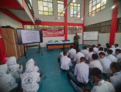 Siswa Baru SMKN 2 Barabai Dapat Pembekalan Wawasan Kebangsaan dari Danramil