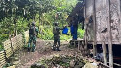Bangun Sinergi Dengan Masyarakat, Satgas Yonif 611/Awl Gelar Komsos Dengan Warga