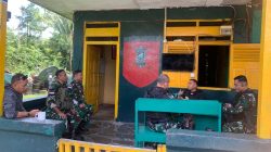 Satgas Yonif 611/Awl, Terima Kunjungan Senior Technical Expart TNI SRM PT. FI, Bentuk Kepedulian Pimpinan